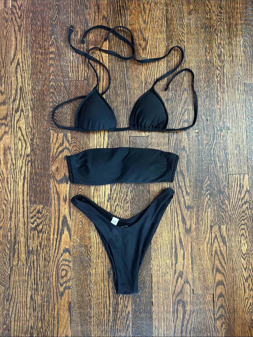 Aerie Black Bikini 3 Pieces